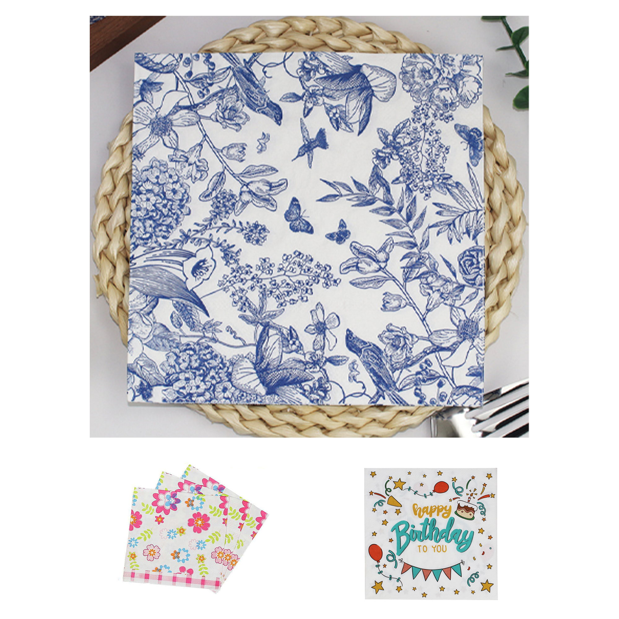 Custom Printed 2-Ply Beverage Serviettes 2