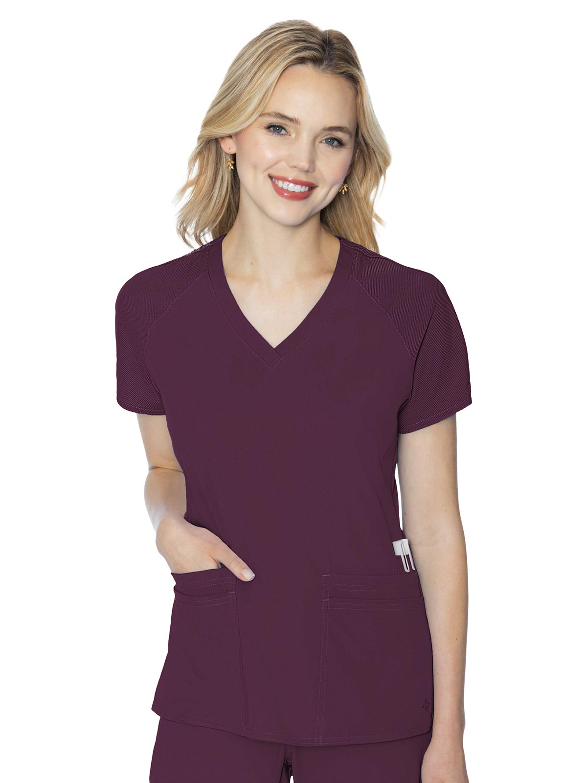 Med Couture - MC Touch - Women's 6-Pocket Raglan Sleeve Top 46