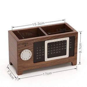 Wooden Pencil Holder Desk Organizer 1