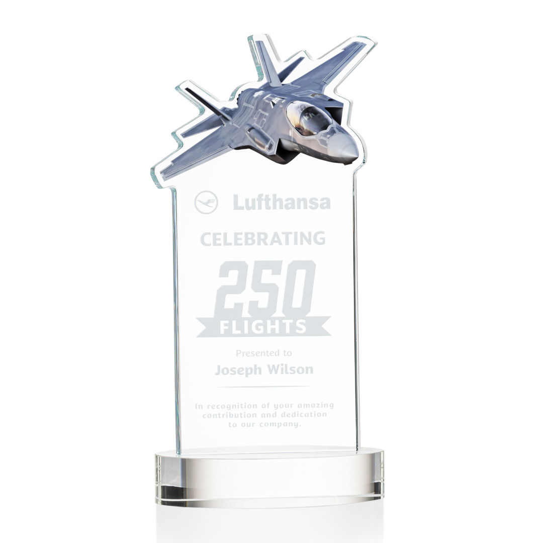 Top Gun Award on Alberton Base - Clear 2