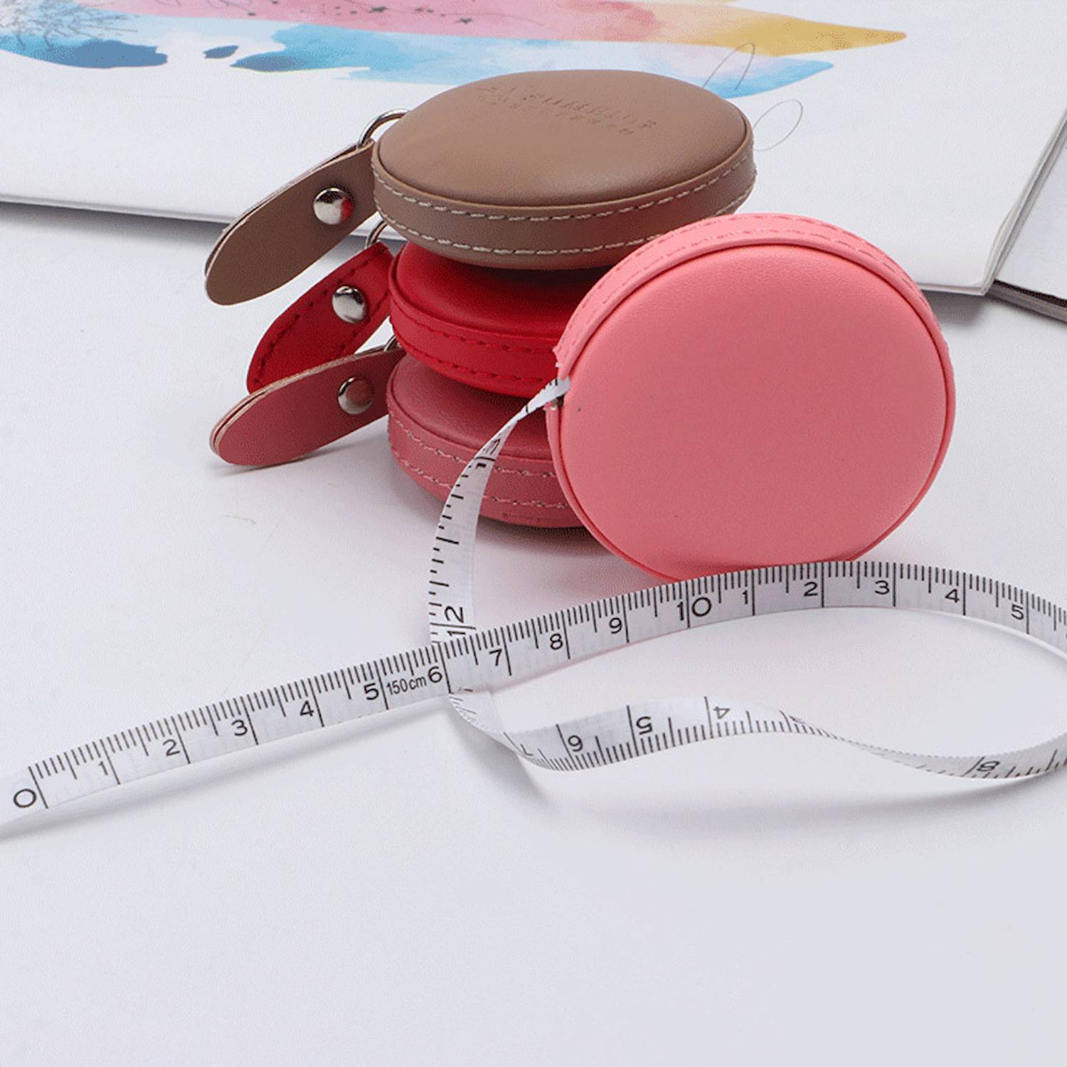 PU Leather Round Tape Measure 3