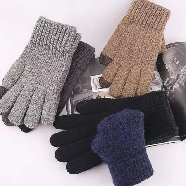 Winter Warm Knit Gloves - Touch Screen 2