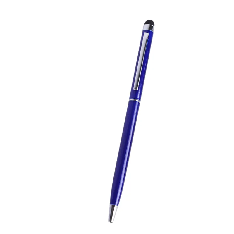 Click Metal Pen 5.3x0.3 Inch Durable Ballpoint with Stylus 12