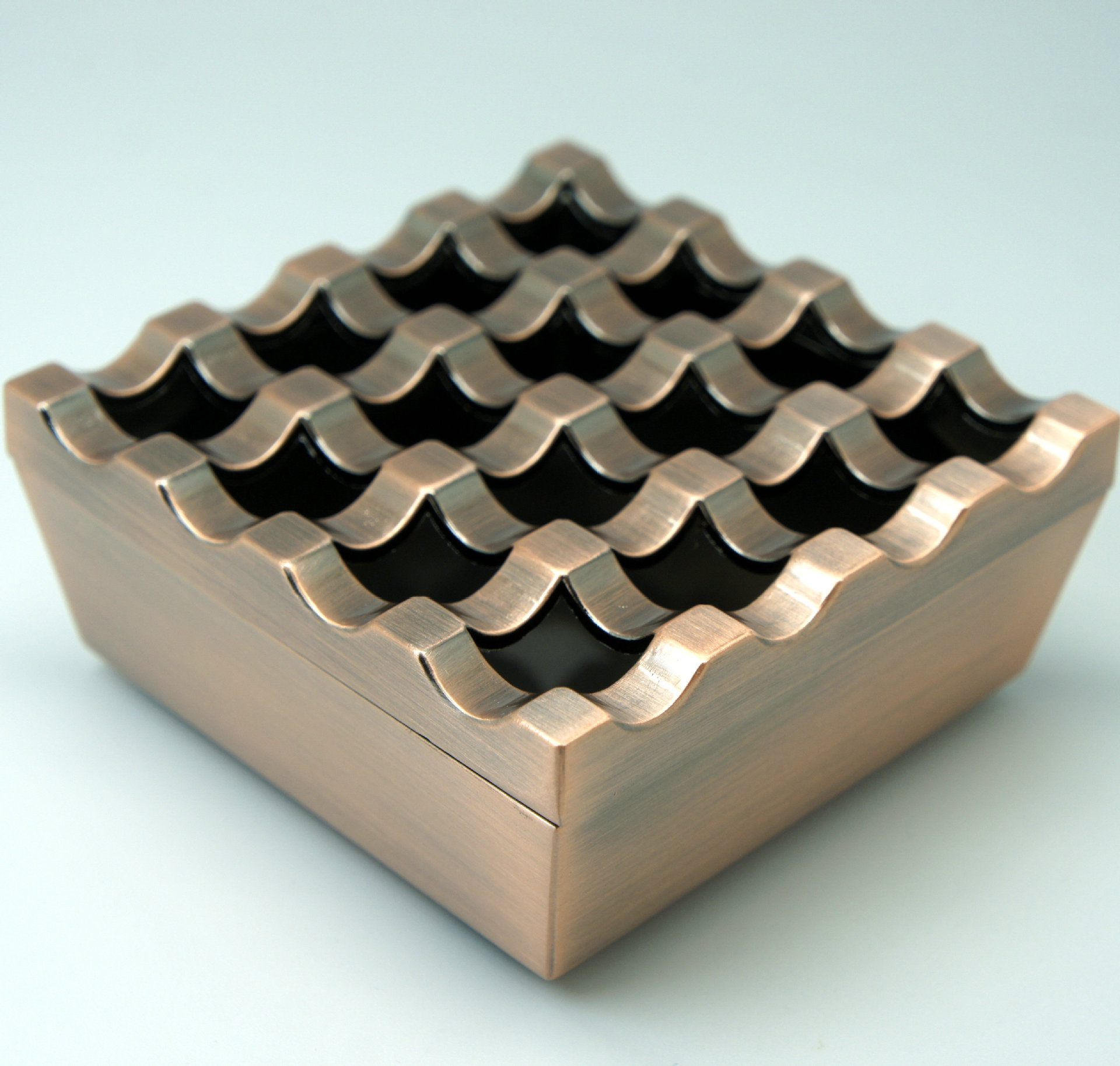 Square Metal Ashtray 2