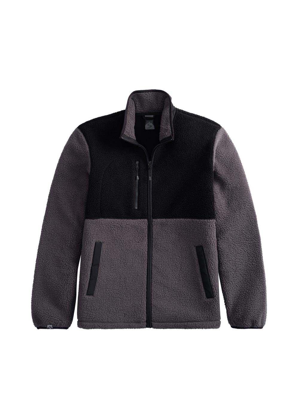 Storm Creek Men's Warm Up Colorblock Sherpa Fleece Jacket 13