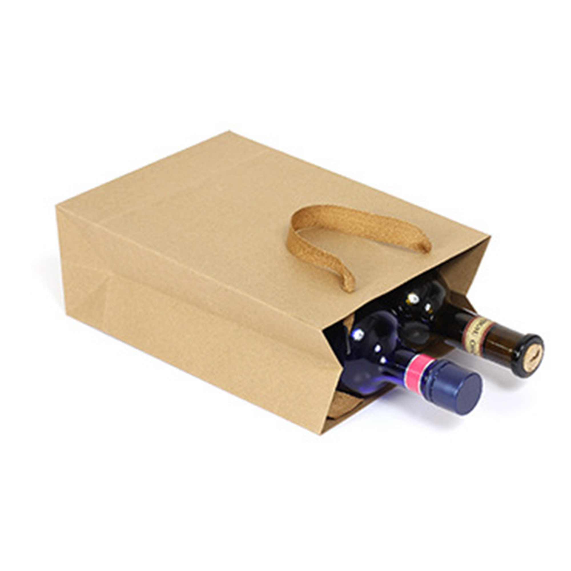 MOQ100 Horizontal - Style Kraft Paper Bag 3