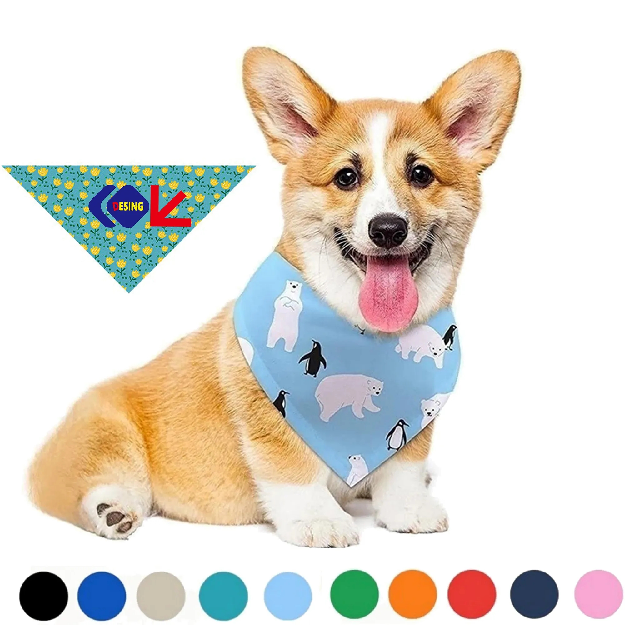 Trendy Triangle Dog Bandana MOQ 20 2