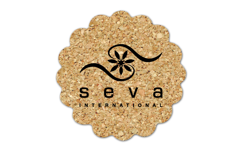 Flower Cork Coaster 4FL