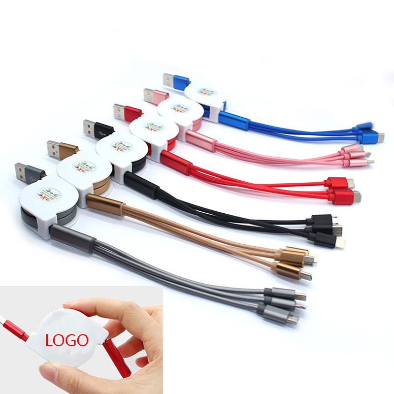 Retractable 3 in 1 Multiple Fast Charge Cord Adapter 2
