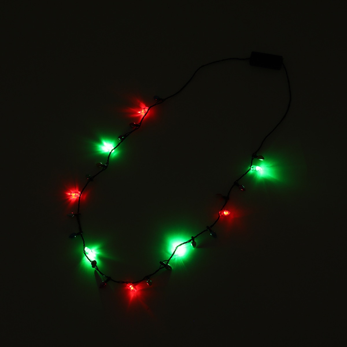 Christmas Tree Santa Necklace Party LED Light 6