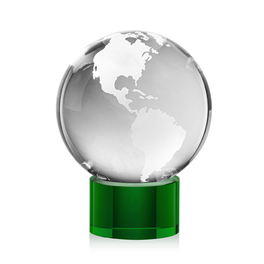 Globe Award on Marvel Base - Green 2