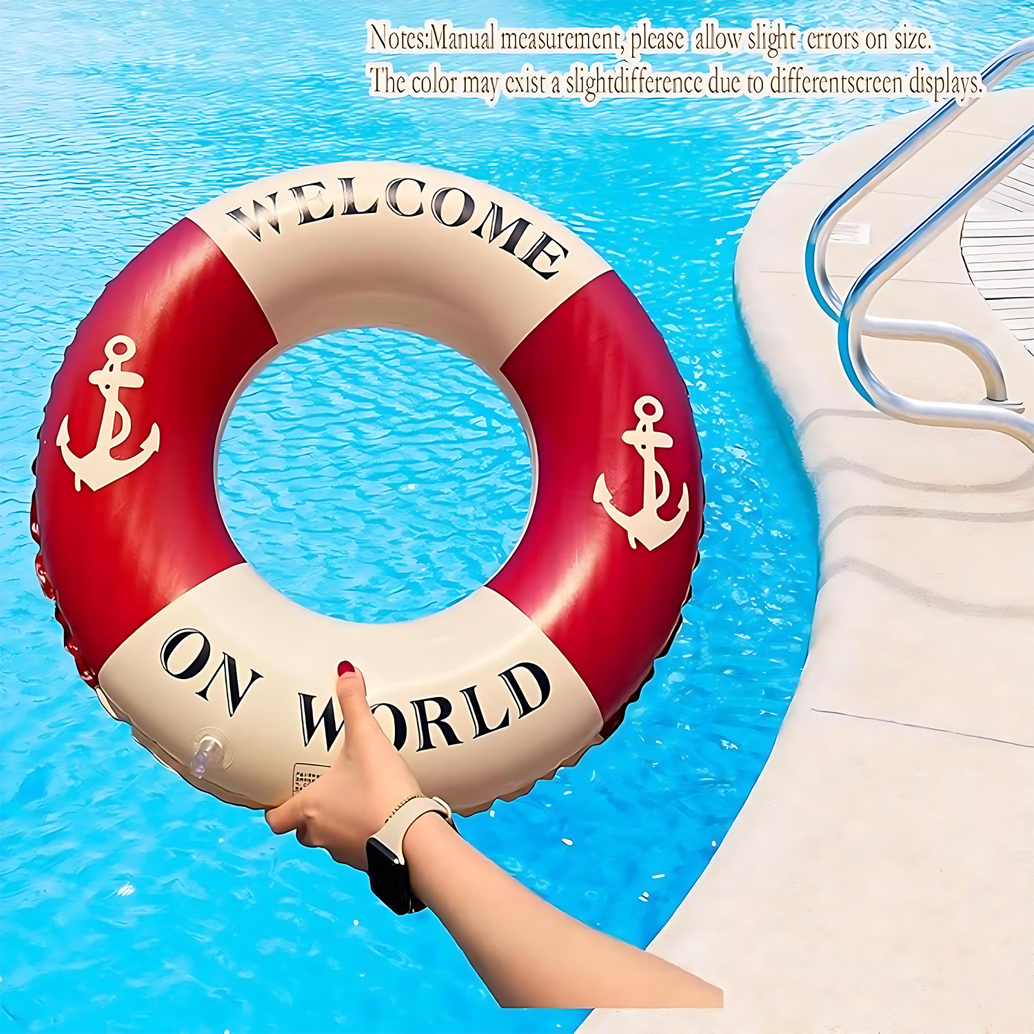 Anchor-Style PVC Inflatable Swim Ring & Lifebuoy 4
