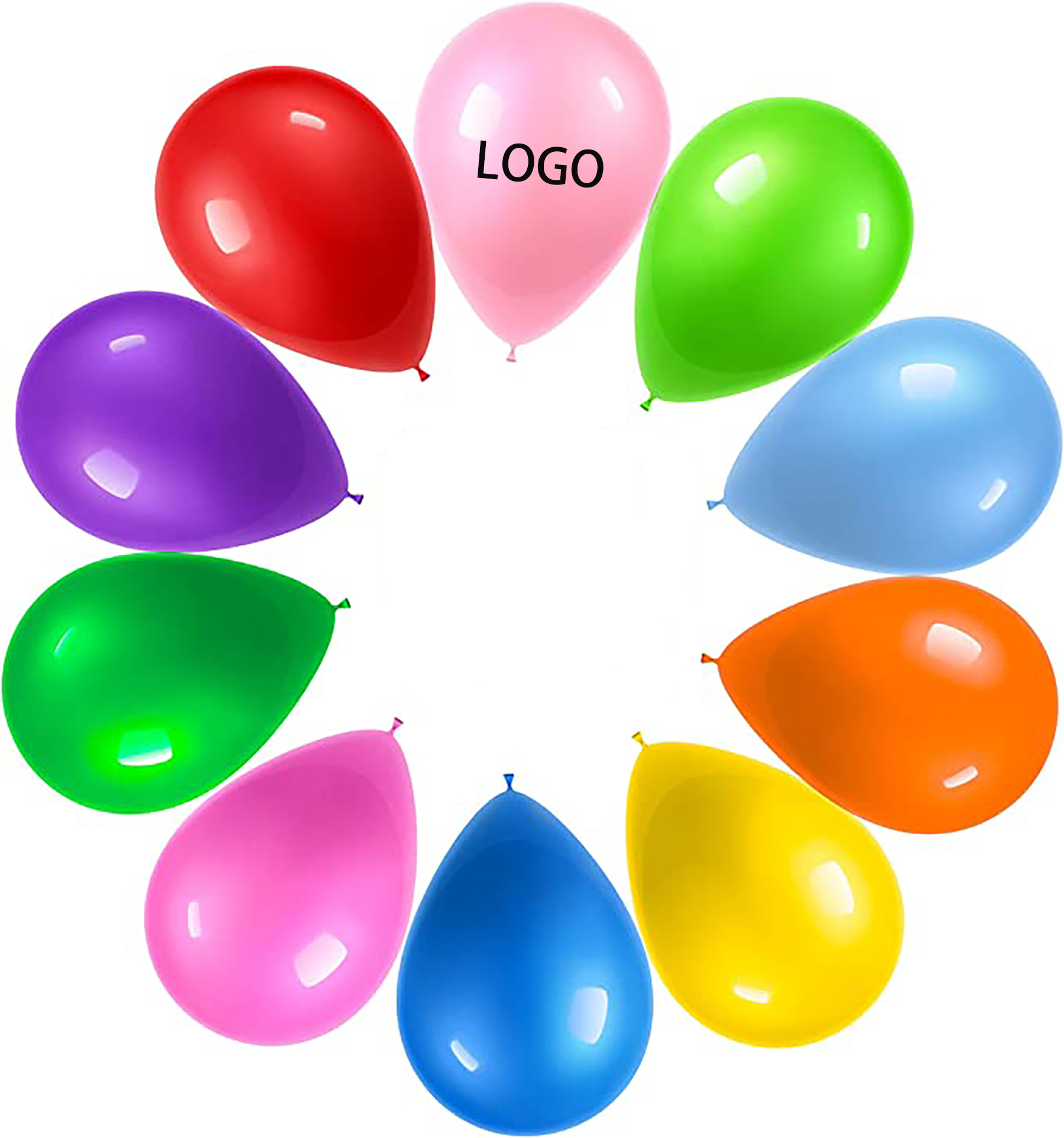 12 Inches Rainbow Latex Balloons 8