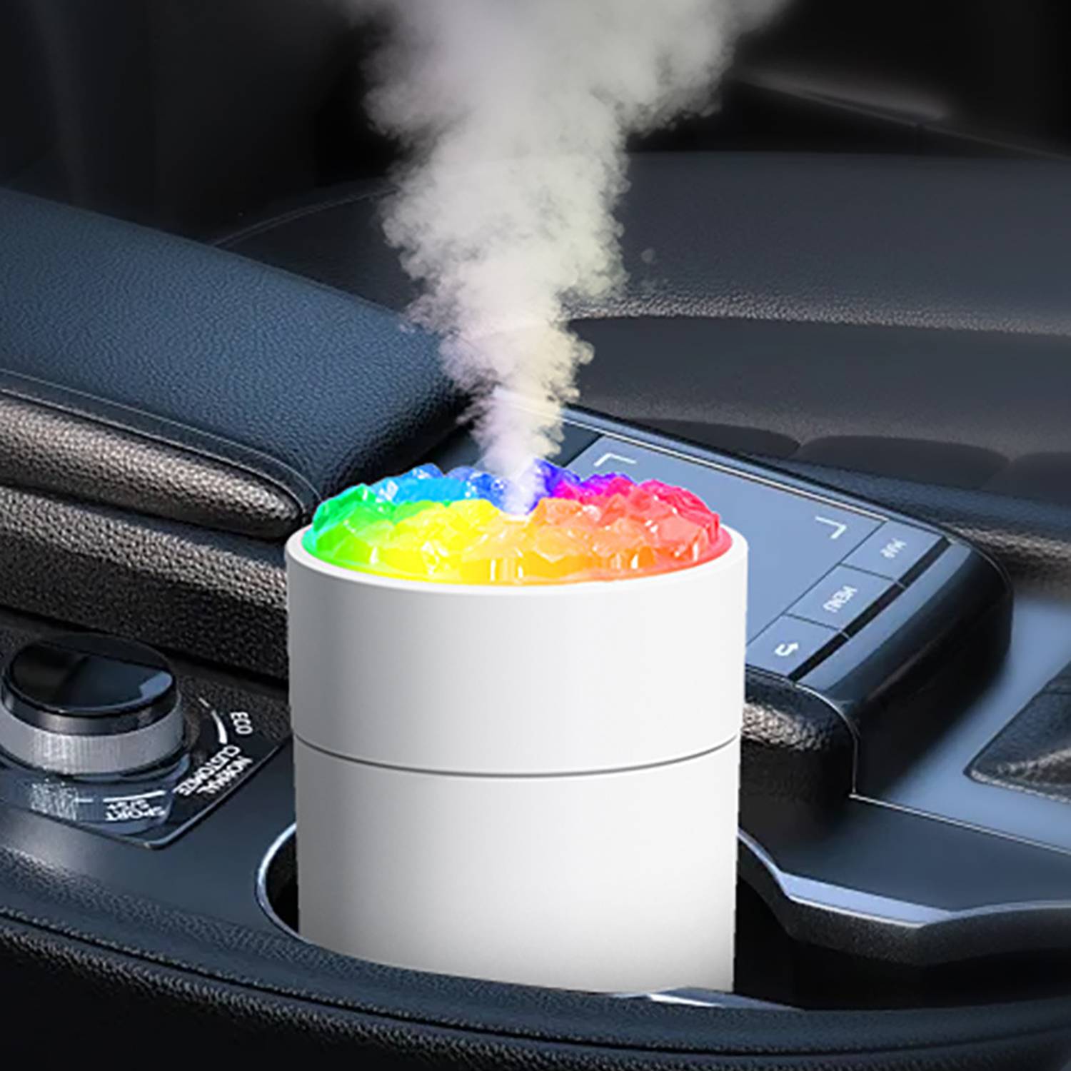 Compact 7.4Oz Usb Rechargeable Humidifier W/ Led Lights 3