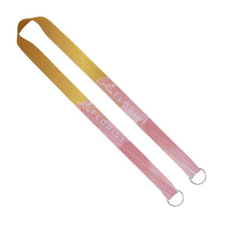 1" Sublimated Dual-Sided Lanyard with Double Clips 4