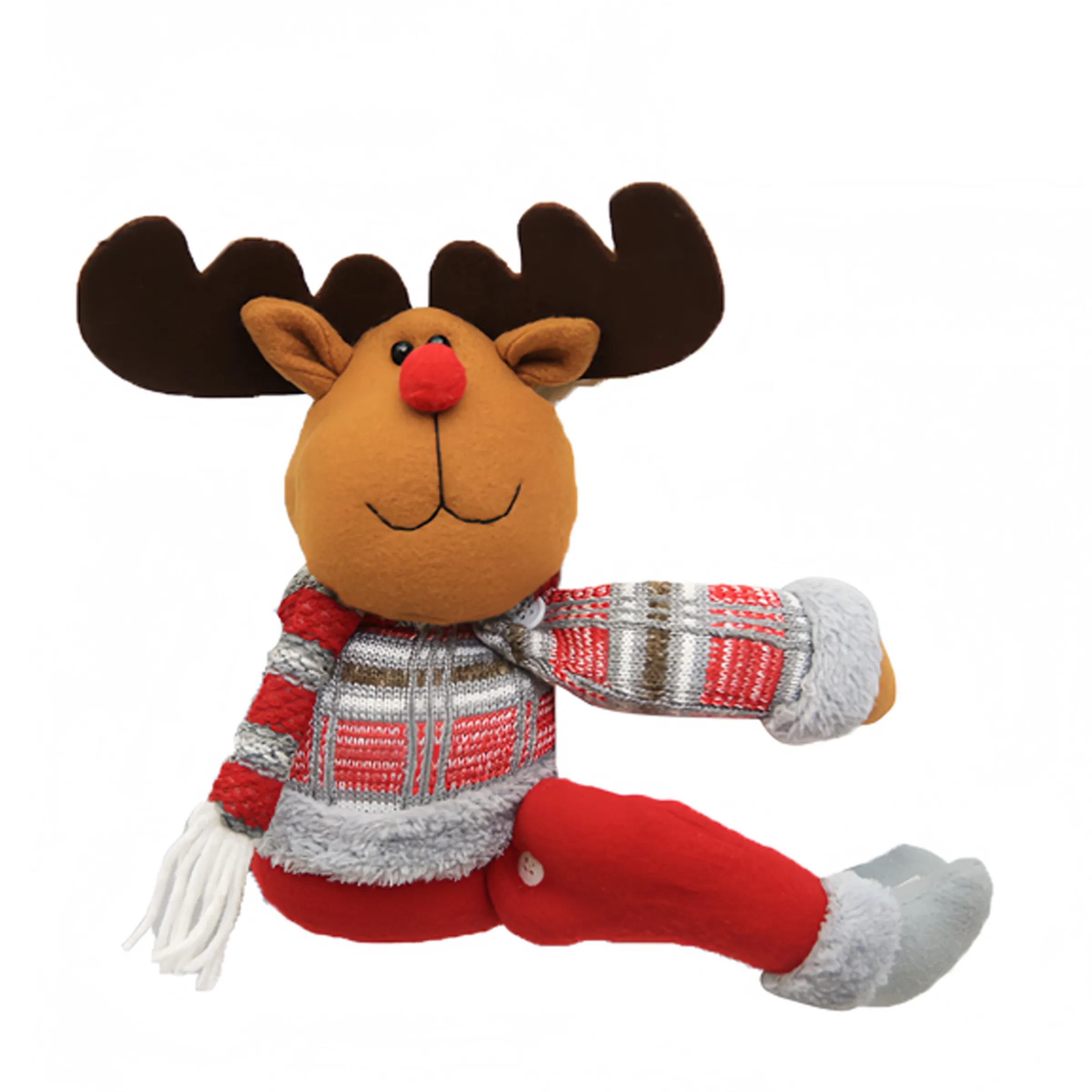 Fleece Christmas Creative Curtain Buckle Cartoon 2