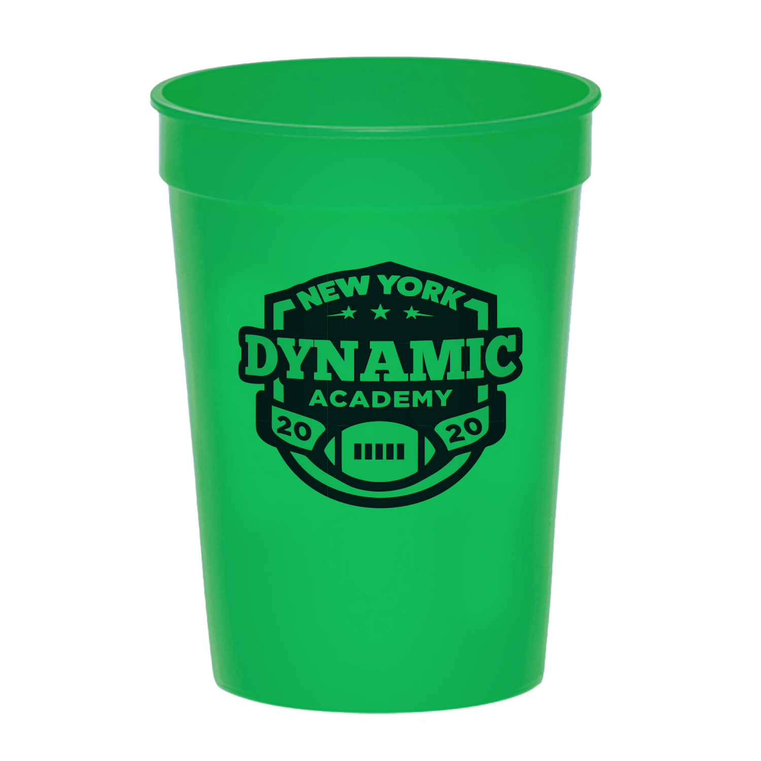 12 oz. Fanatic Plastic Stadium Cup (1 Color Imprint) 2