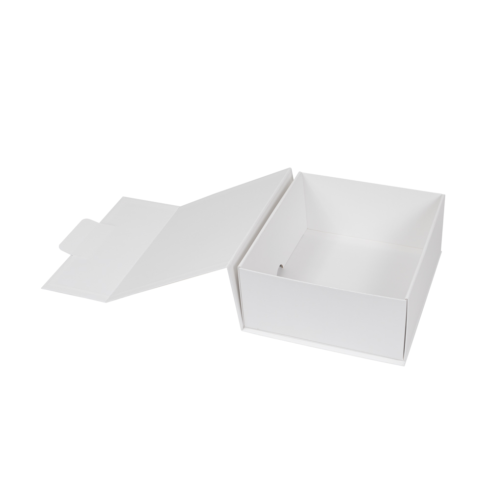 Medium White Kraft Premium Vesta Gift Box w/ Matte Gravure Anti-Rub Varnish 4