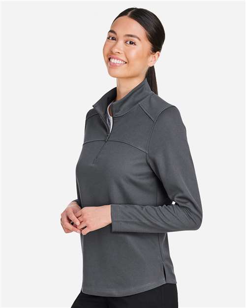 Women's Express Tech Performance Pique Quarter-Zip Pullover - NE412W 23
