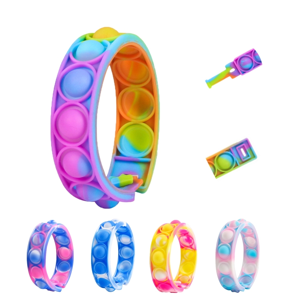 camouflage Bubble Sensory Fidget Wristband 3
