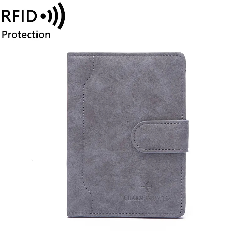 RFID Blocking Travel Passport Holder Cover Slim Id Card Case 8