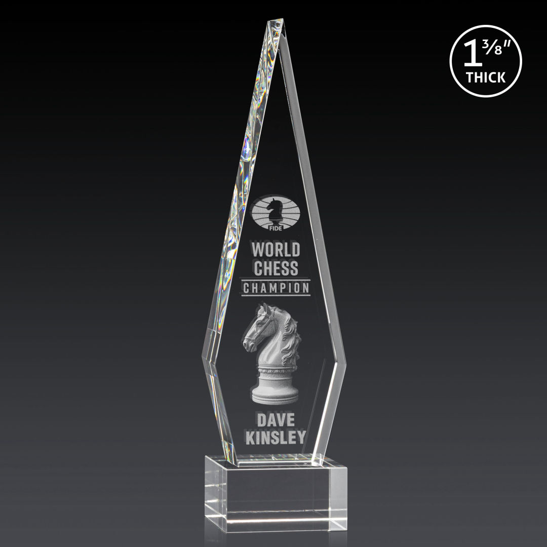 Springfield 3D Award on Hancock Base - Clear 6