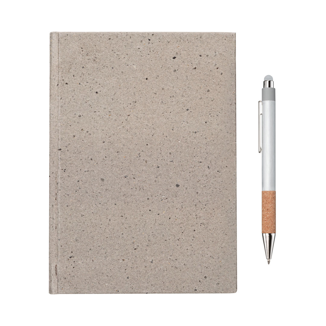 Tree Free Notebook/Manuel Recycled Pen Gift Set 4