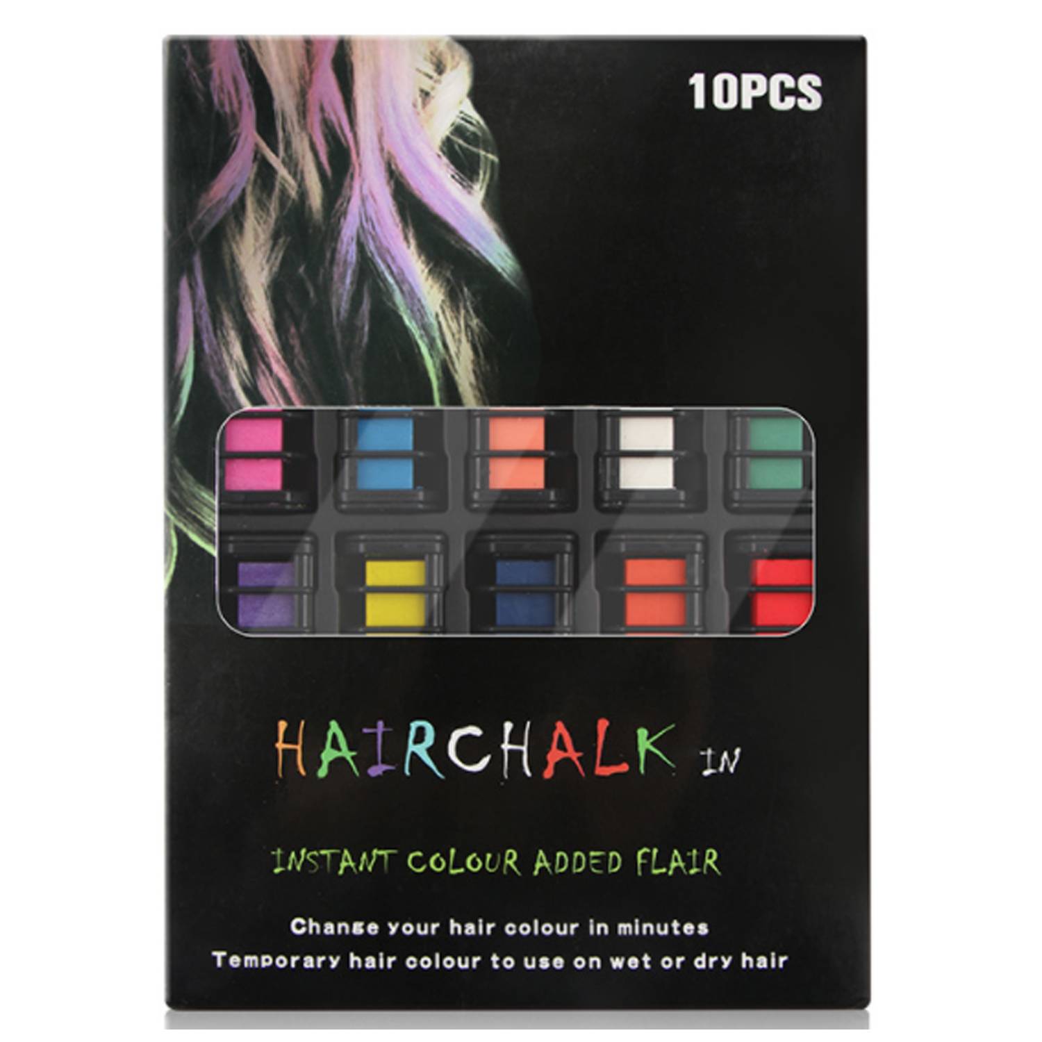 one-time 10-color hair dye stick 5