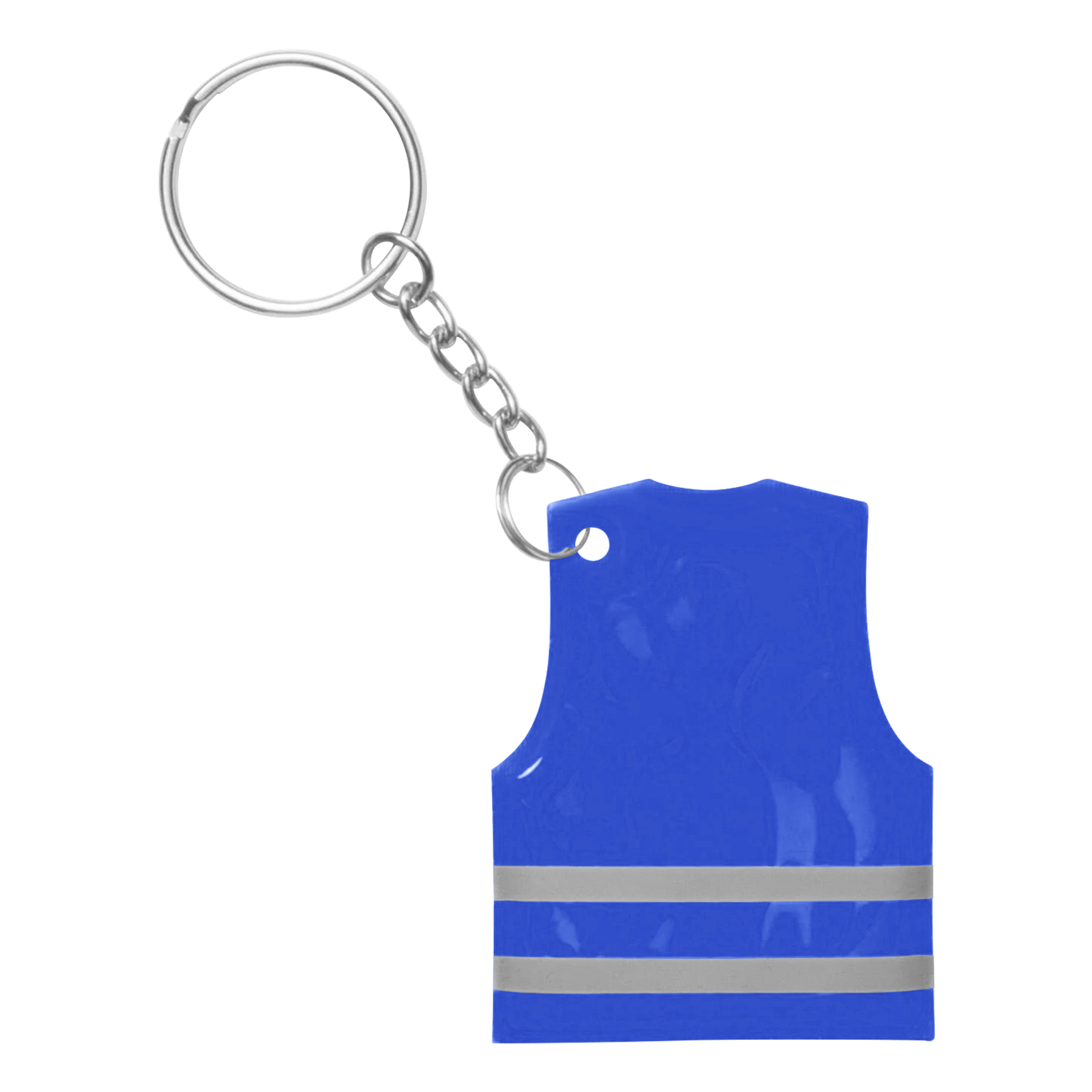 PVC Reflect Safety Vest Key Chain 10