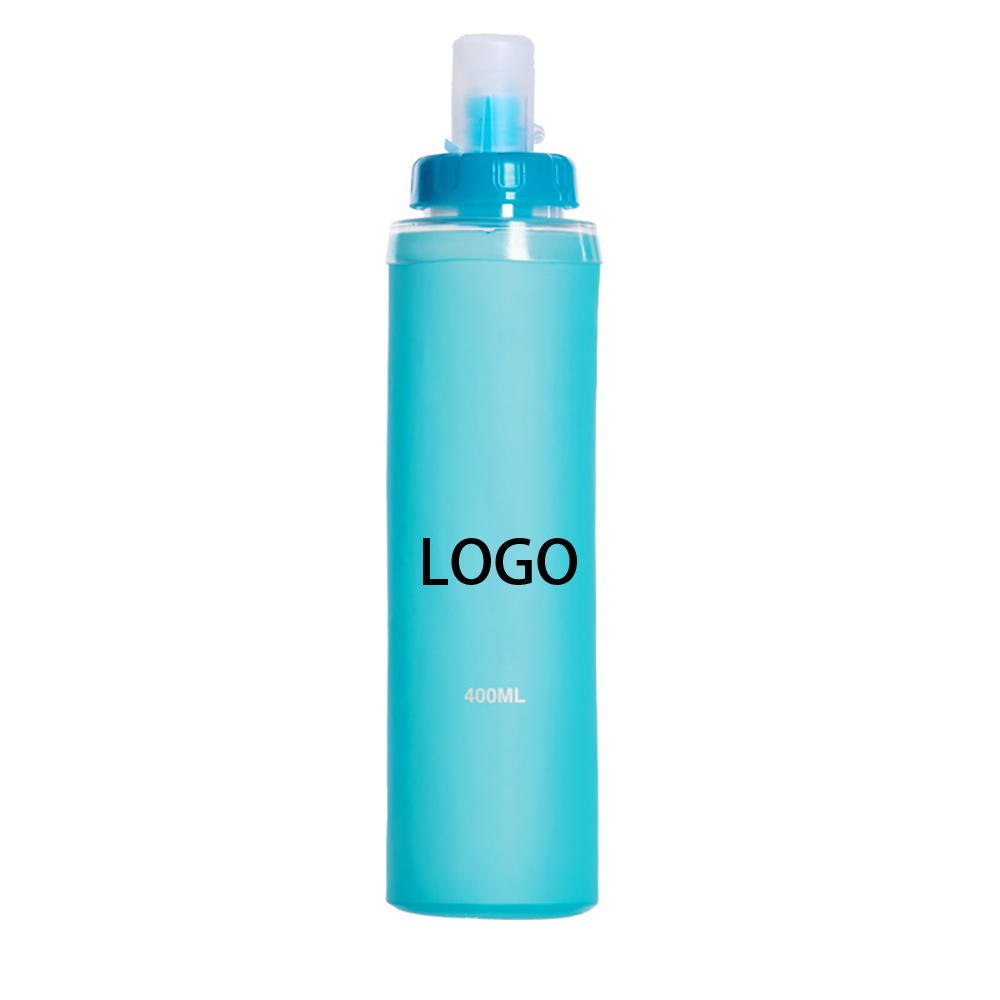 13Oz Reusable Collapsible TPU Outdoor Sports Water Bag 2