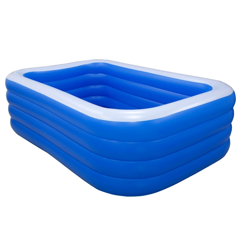 Blow Up Thickened Inflatable Swimming Pool for Family 4