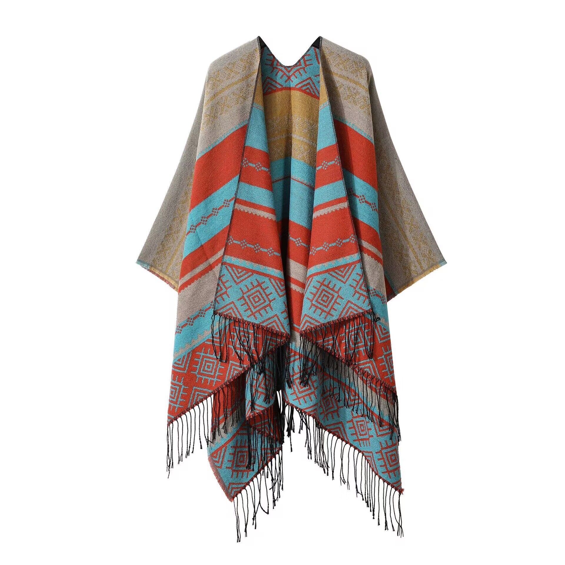 Ethnic Style Comfortable Breathable Durable Cape 5