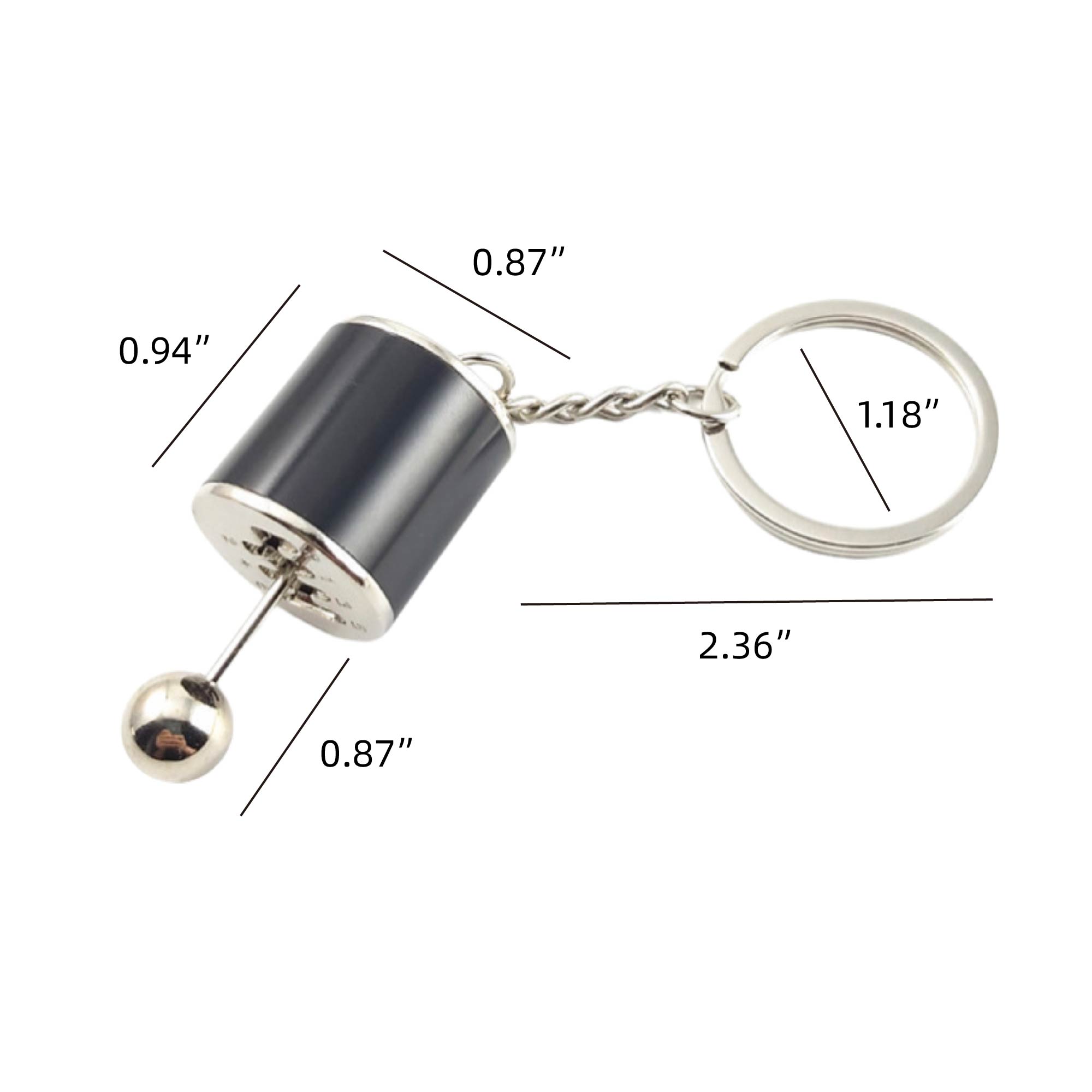 MOQ 20 pcs Gear Shift Stress Relief Keychain 3