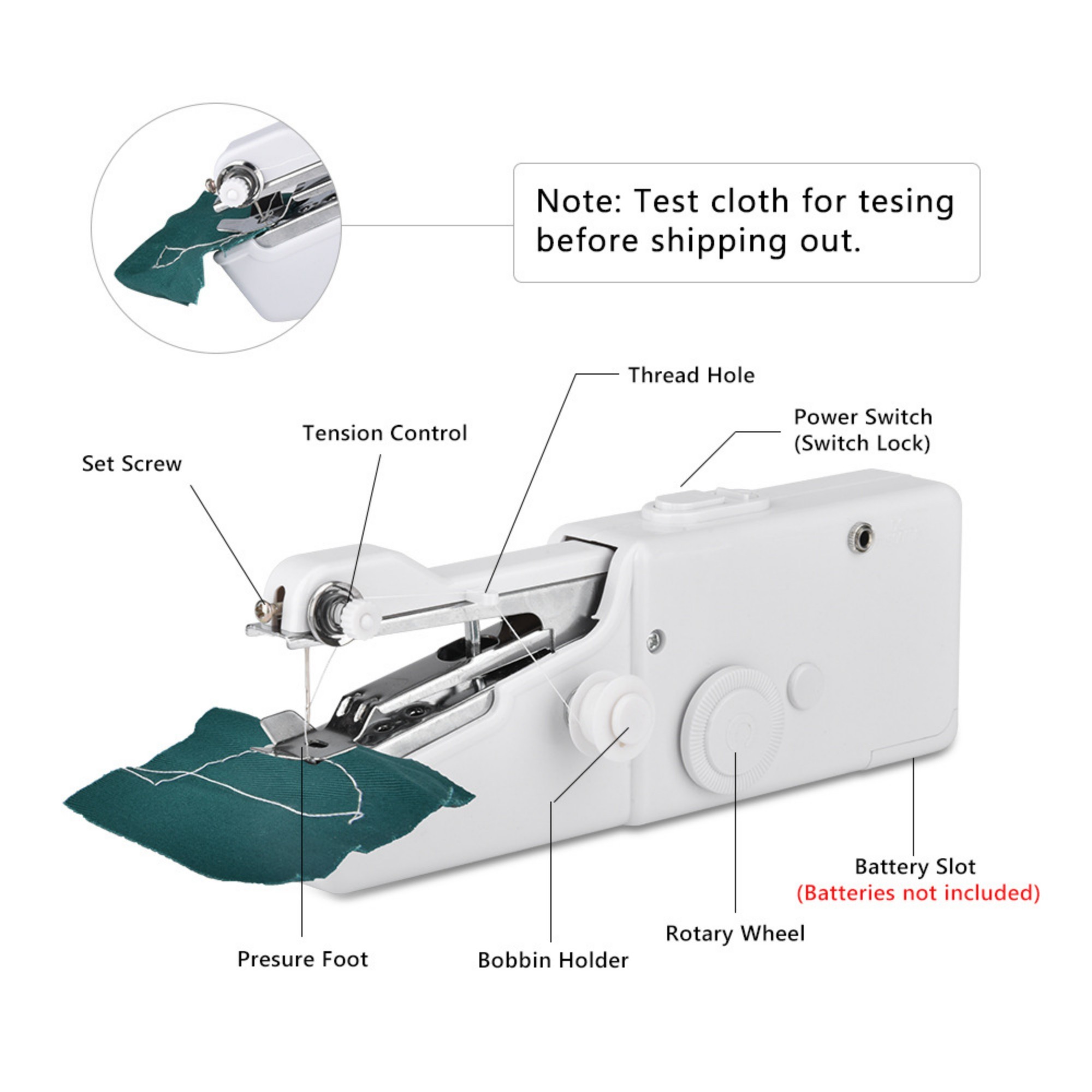 Portable Electric Handheld Sewing Machine 2