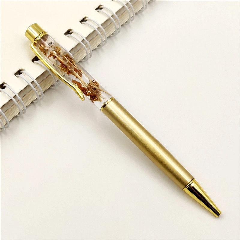 Dried Flower Metal Ballpoint Pen 9