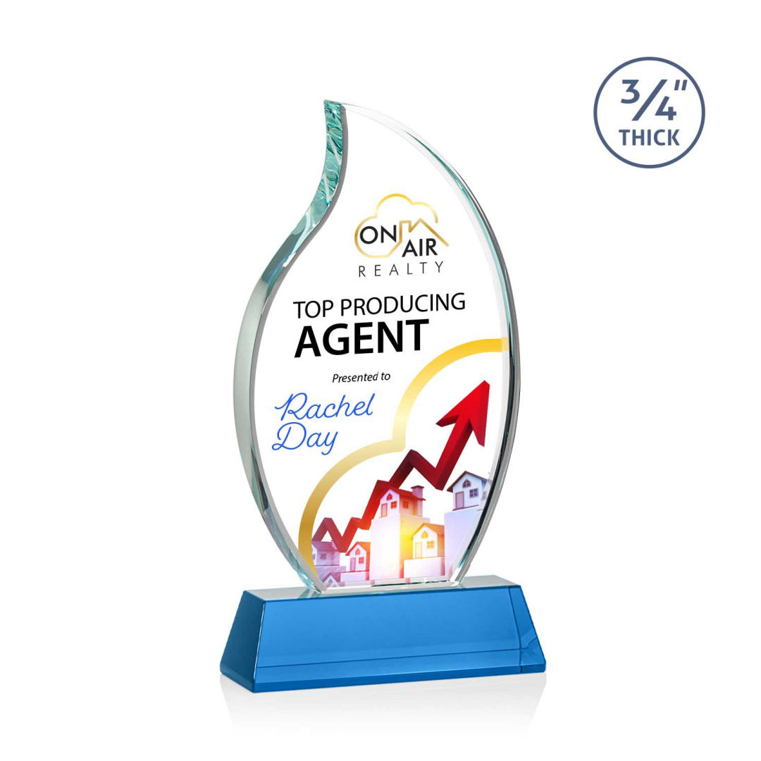 Croydon VividPrint™ Award on Newhaven Base - Sky Blue 4