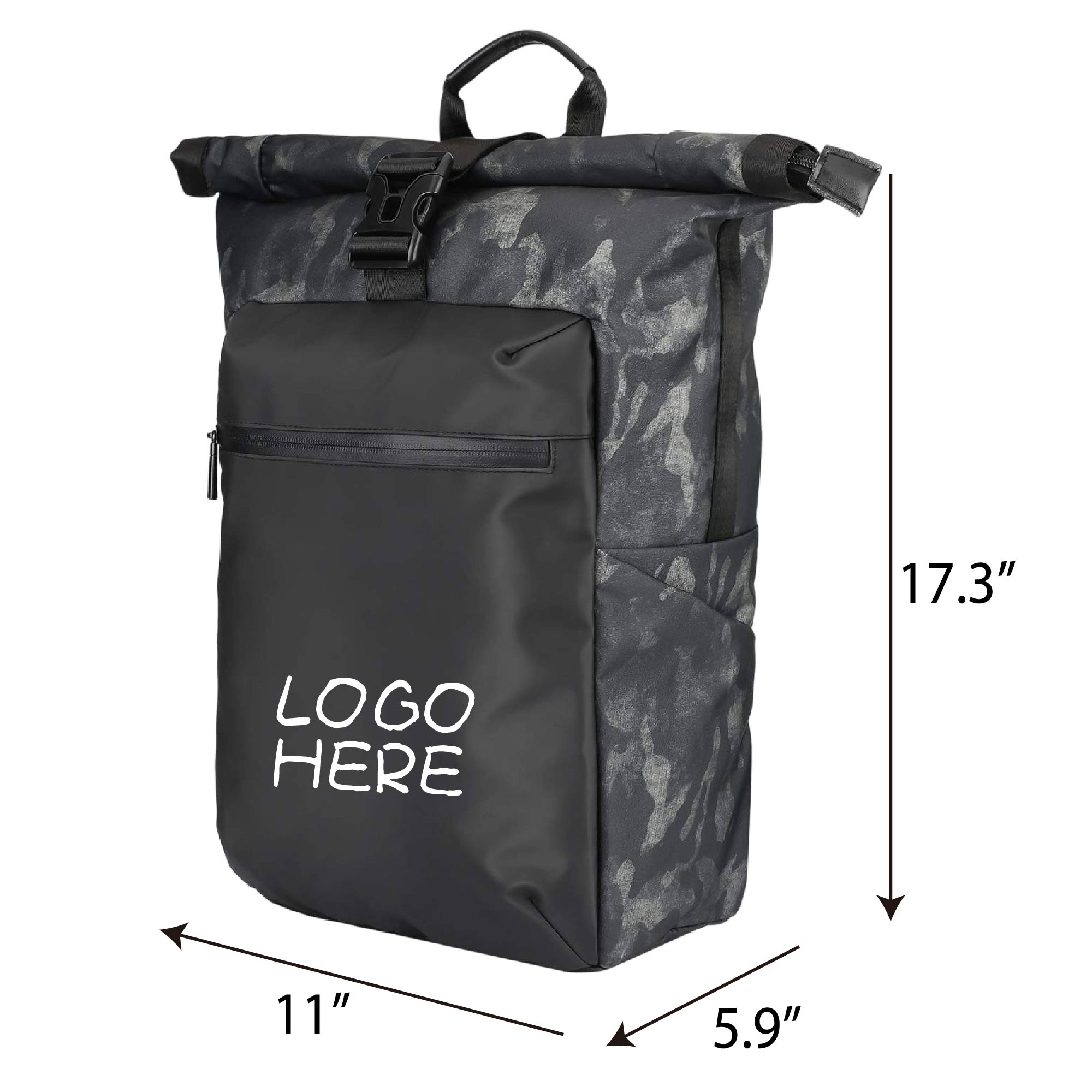 Waterproof Roll-Top Backpack 2