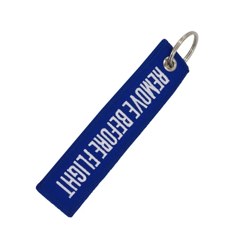 Brand Embroidery Keychain Car Aviation Motorcycle Key Ring 6