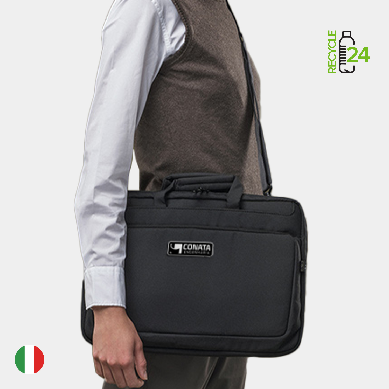 TUCANO® - Italy Recycled Executive Slim 16" Laptop Bag 3