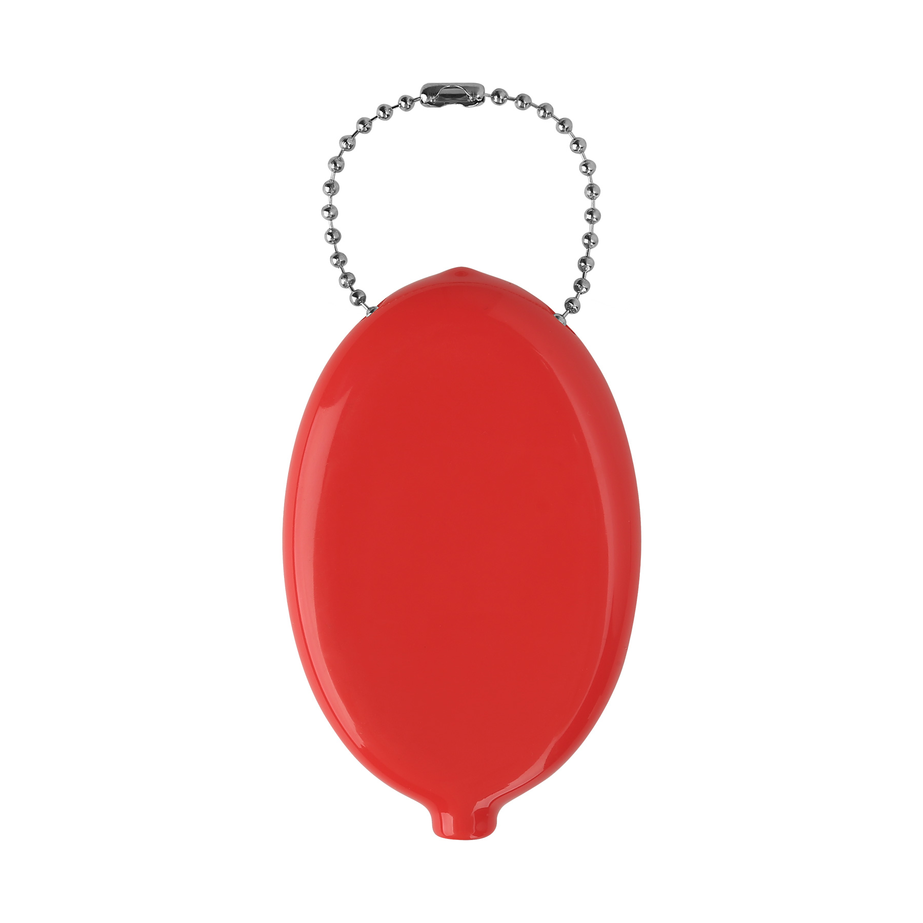 Oval Coin Pouch With Keychain 2