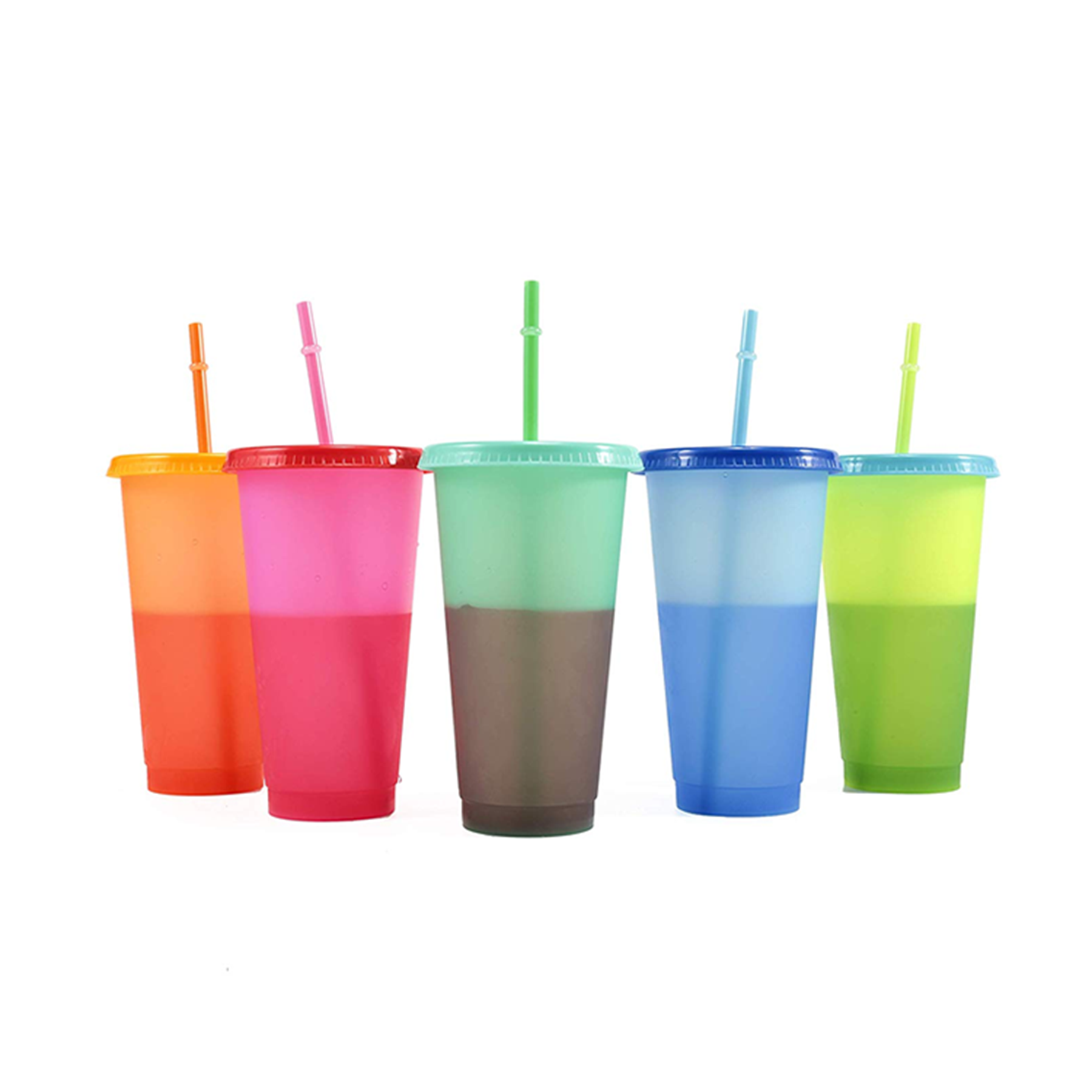 24 oz BPA Free Cold Water Color Changing Cup with Straw 8