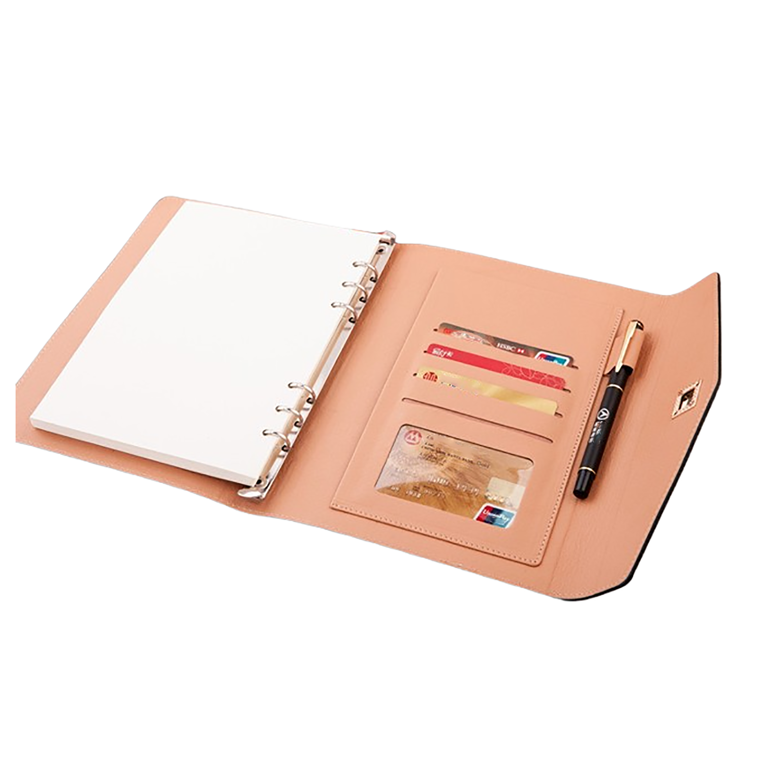 A5 PU Leather Cover Notebook w/ Buckle 7
