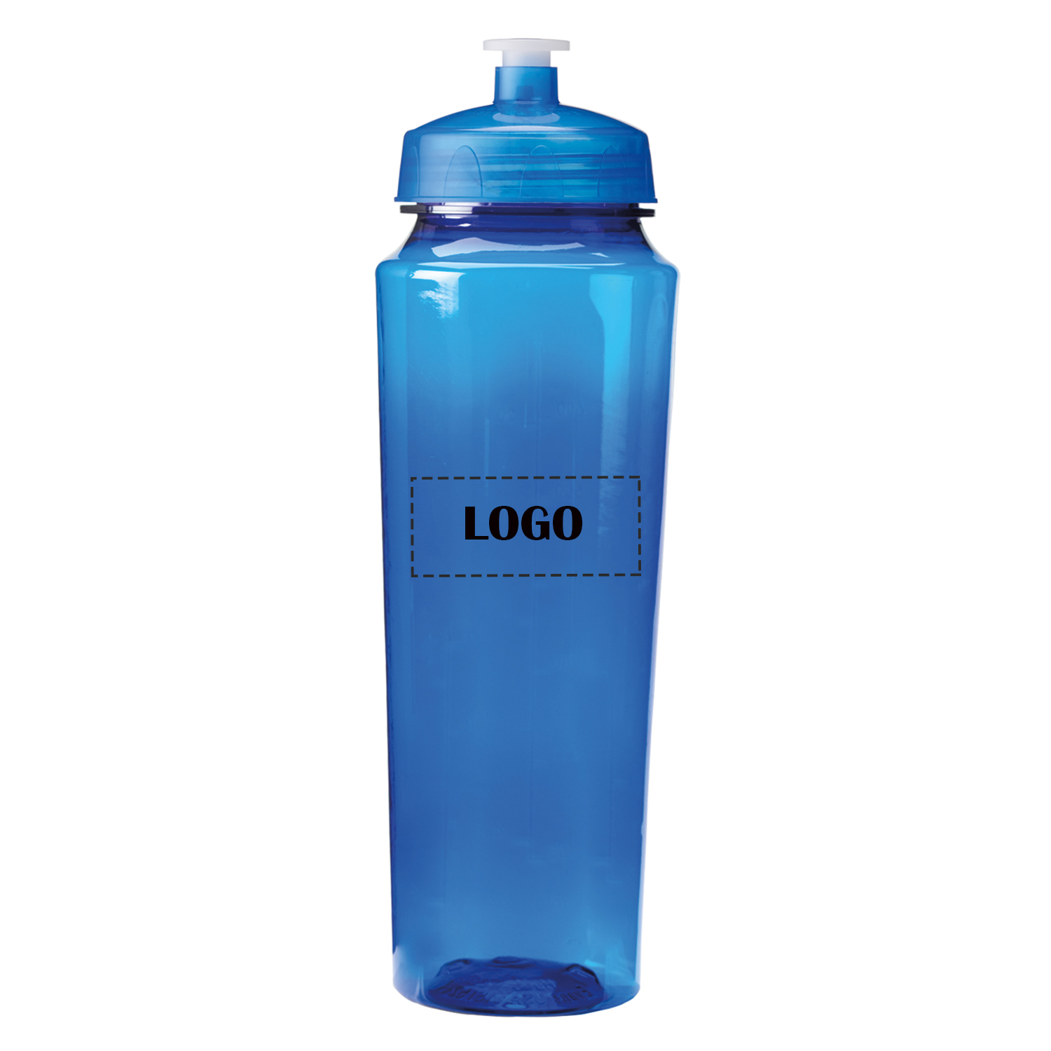 Push Pull Lid Measurement Sports Bottle, 24 oz. 6