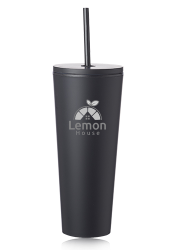 24 oz. Kenai Plastic Tumblers with Straw 8