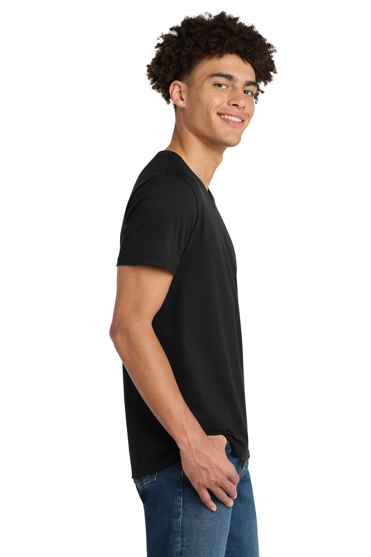 District Very Important Tee V-Neck. DT6500 19