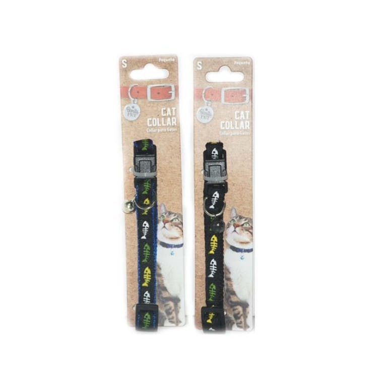 Cat Collars - Fish Print Small 2