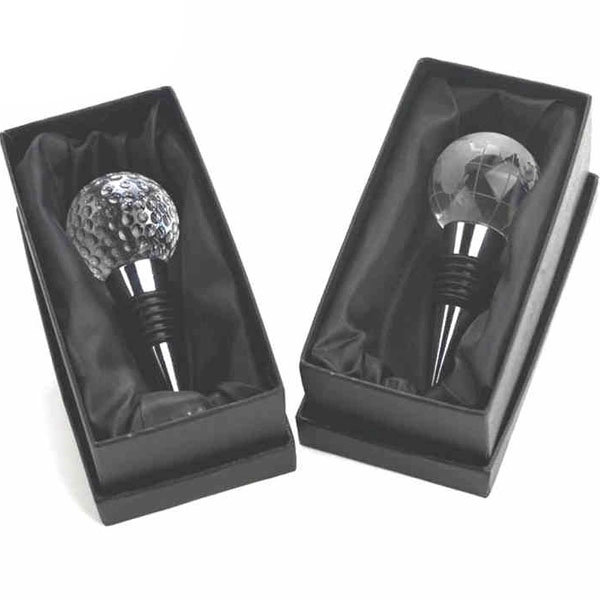 Crystal Globe Wine Stopper 6