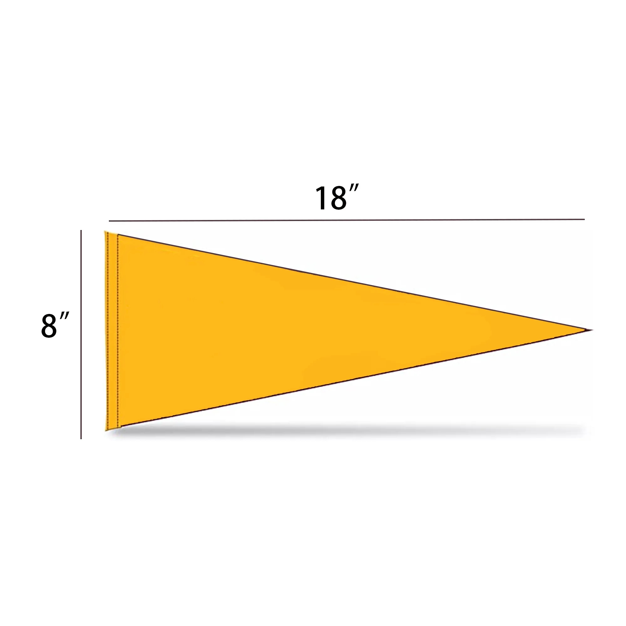 MOQ50 Sublimation Triangle Felt Flag Pennant 1