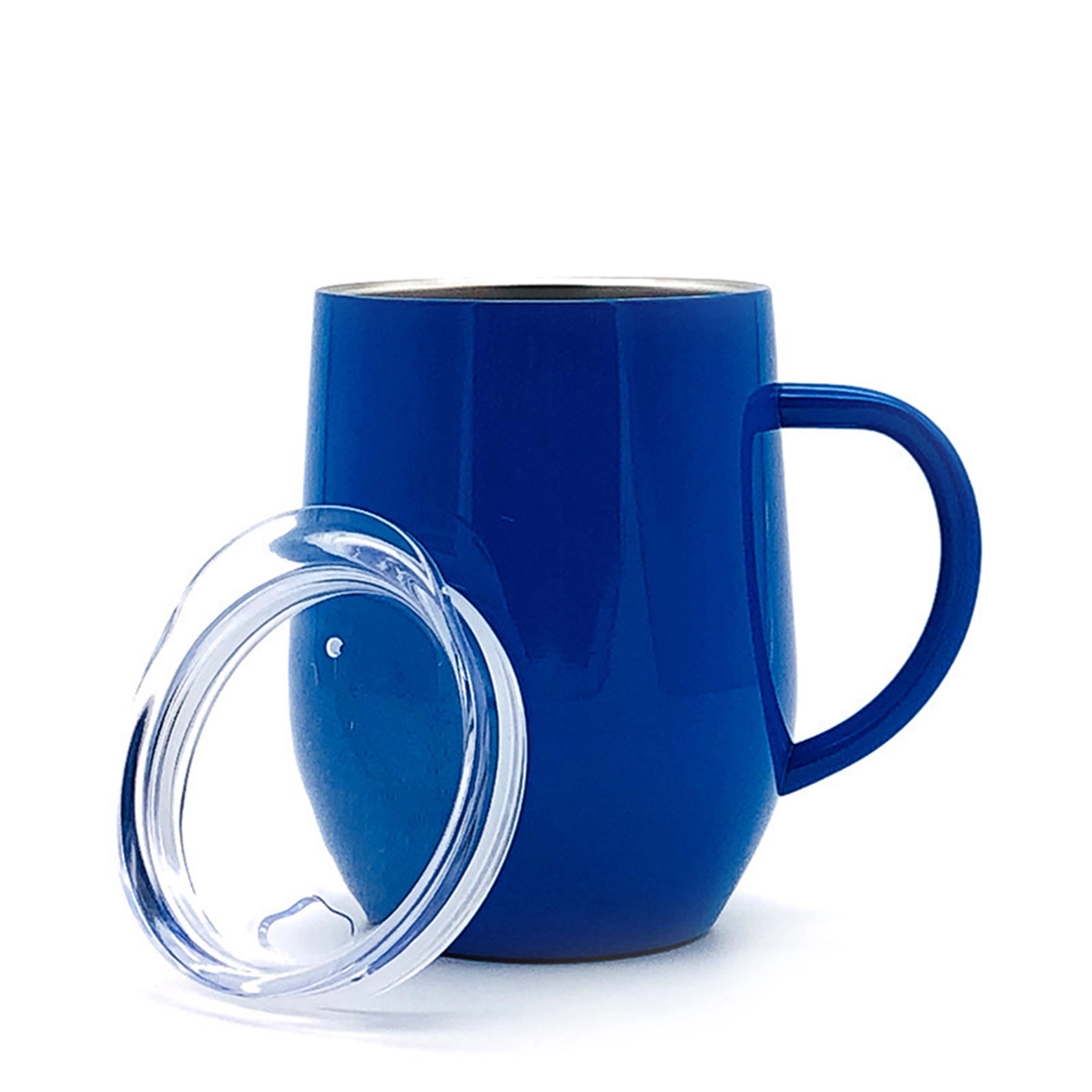 12oz Stainless Steel Mug with Lid and Handle 4
