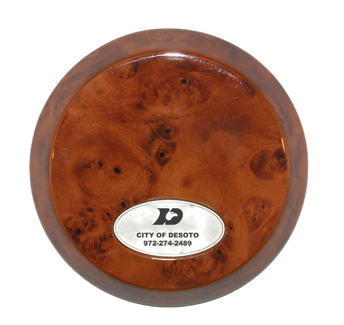 Burlwood Series - Base for Glass Paperweights